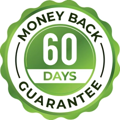 Seller's 60-day money-back promotional badge
